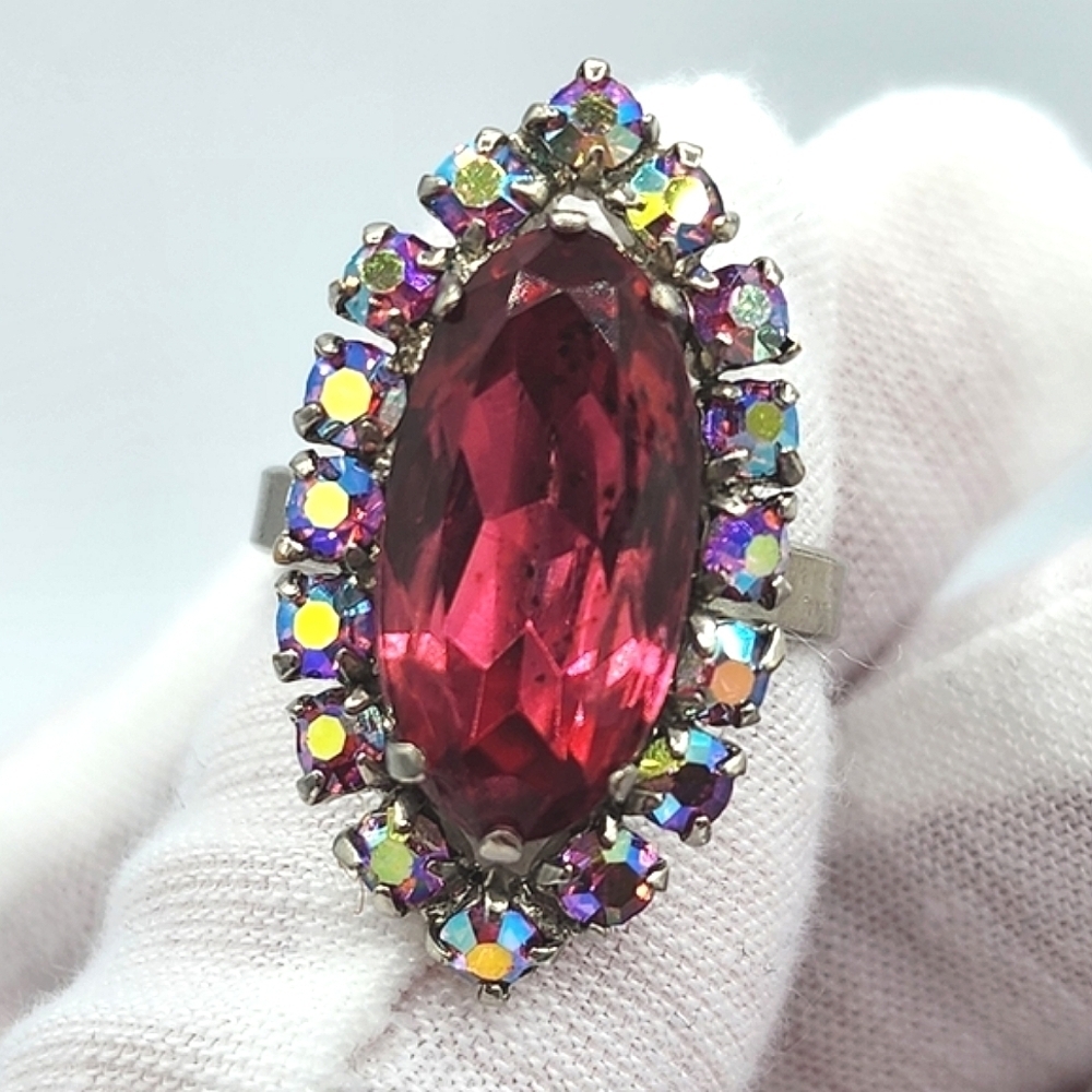Pink Crystal Ring #2350